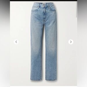 SLVRLAKE London high rise - straight leg organic jeans